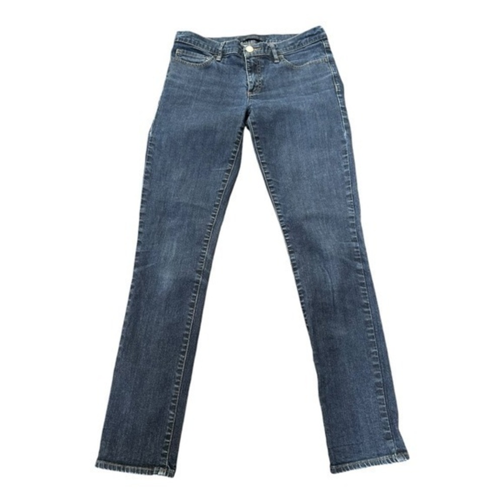 Juicy Couture Low Rise Slim Straight Leg Blue Denim Jeans Vintage Dark Wash Y2K